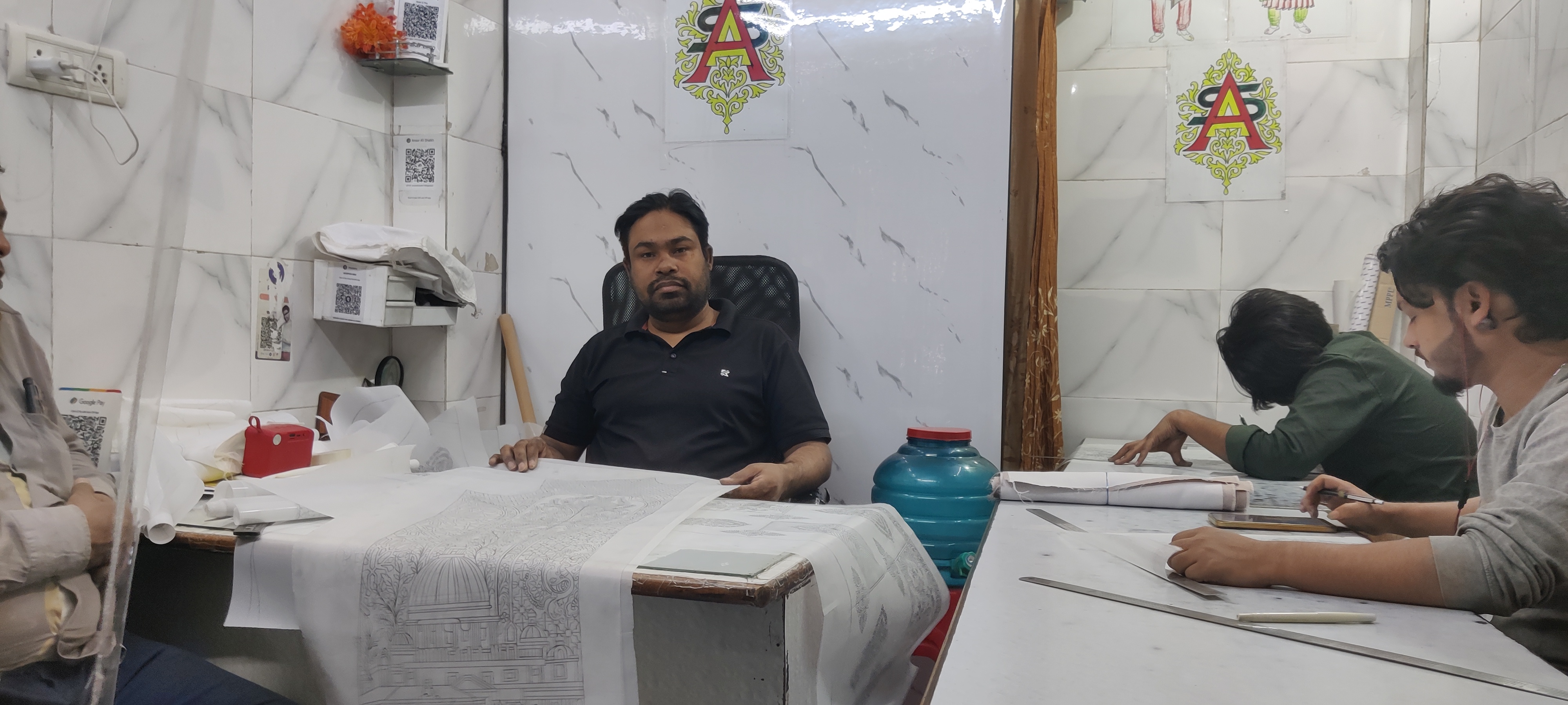 Ansar Mens Khaka (tracing) Artist in Santacruz