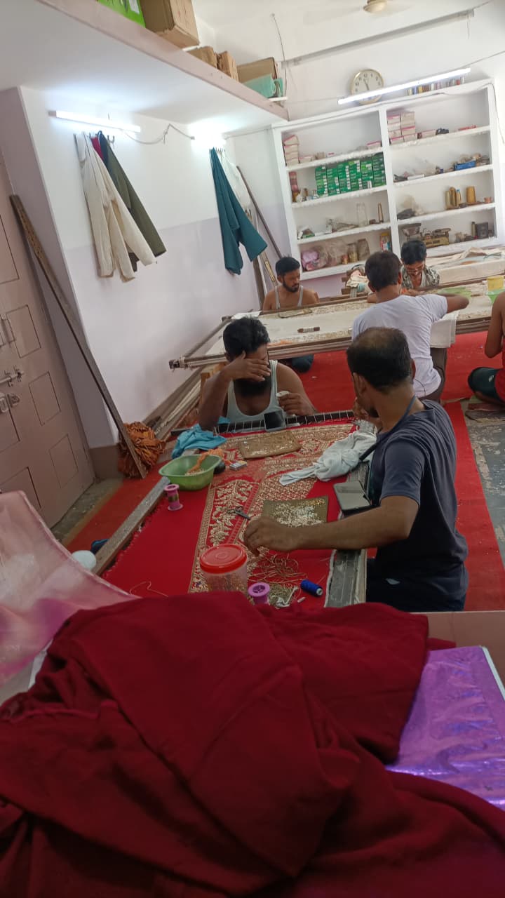 Shah Karachi Style Bridal Hand Embroidery & Karchobi Specialist Karkhana in Farrukhabad
