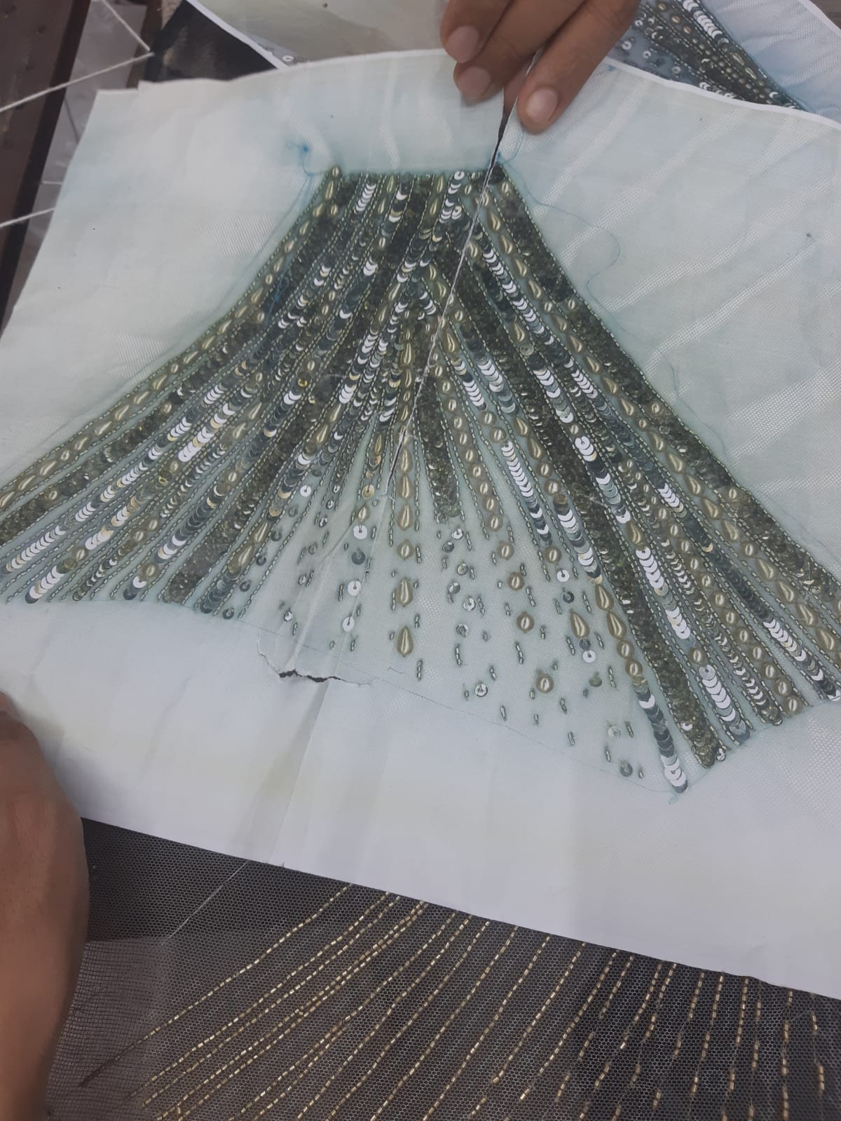 Raja Hand Embroidery Karigar Hire in Varanasi (Banaras) | Aari work Embroidery Expert