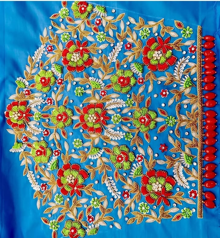 Gulab Hand Embroidery Karigar Hire in Kerala | Passport Holder | International Job Ready